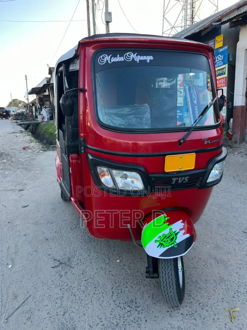 TVS King Deluxe Plus iTouch Start 2024 Red