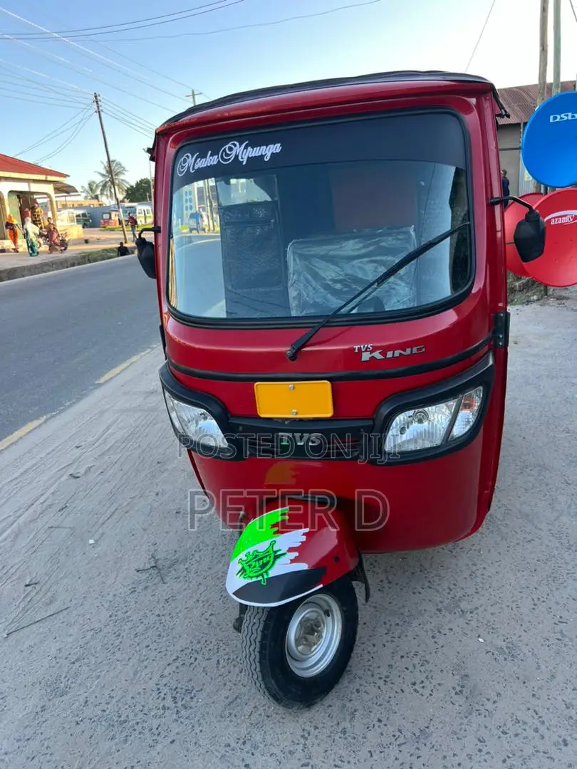 TVS King Deluxe Plus iTouch Start 2024 Red