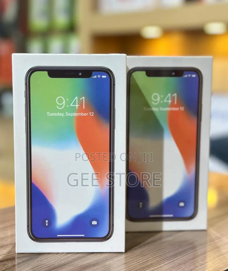 New Apple iPhone X 256 GB Black