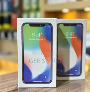 New Apple iPhone X 256 GB Black