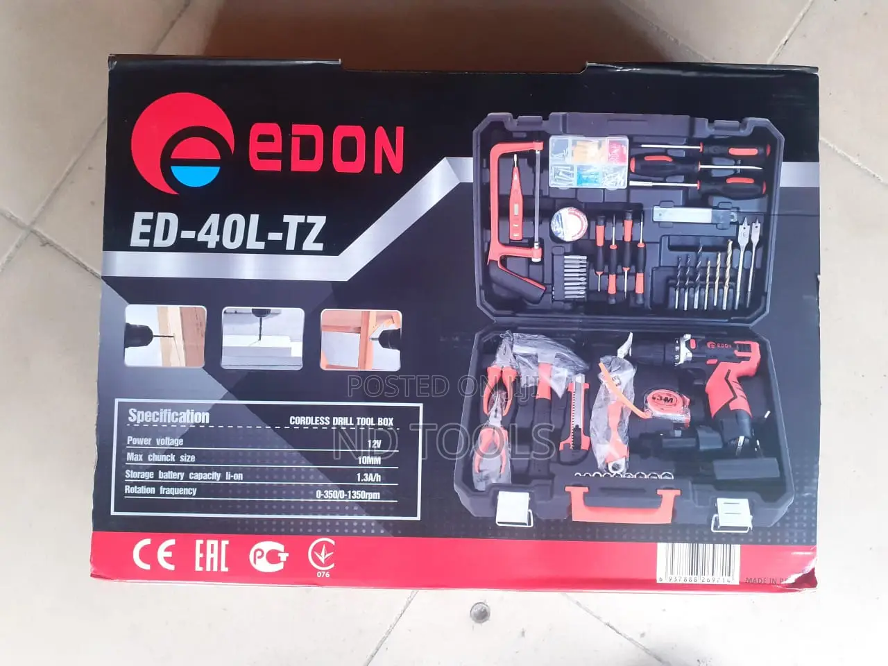 Cordless Drill Tool Box