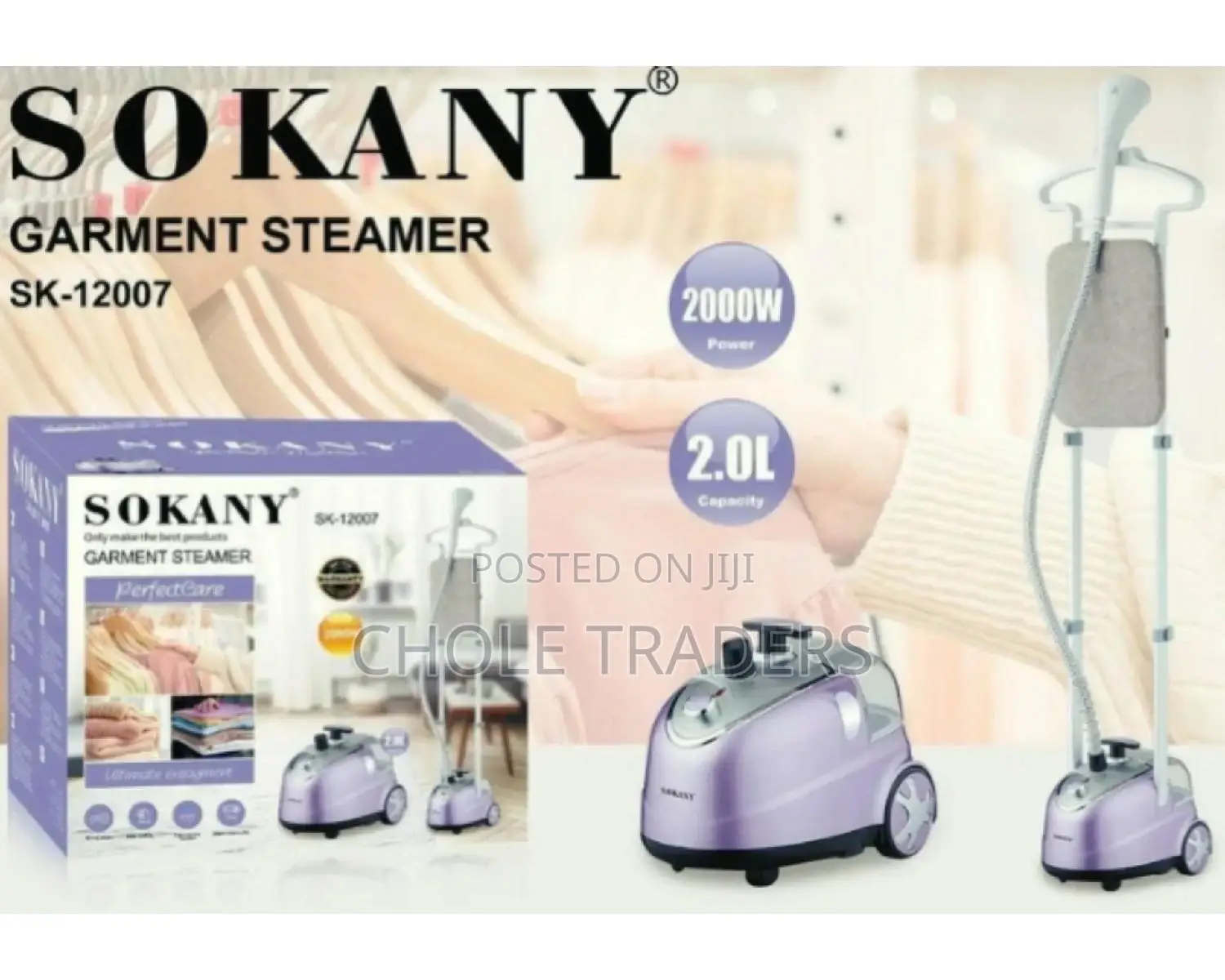 2L Sokany Garment Steamer