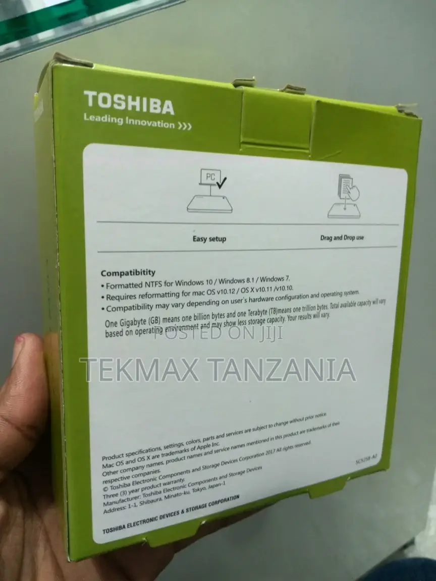 500gb External HDD Toshiba