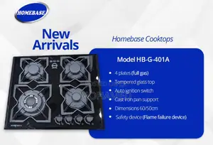 Homebase Full Gas Cooker/Jiko