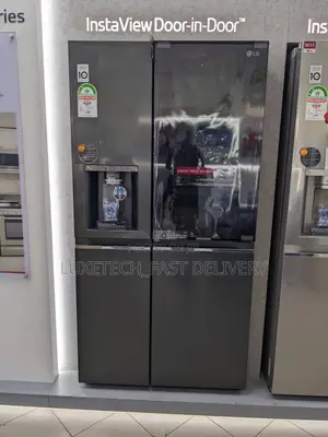 LG Instaview Refrigerator 635L Door in Door Non-Frost Black