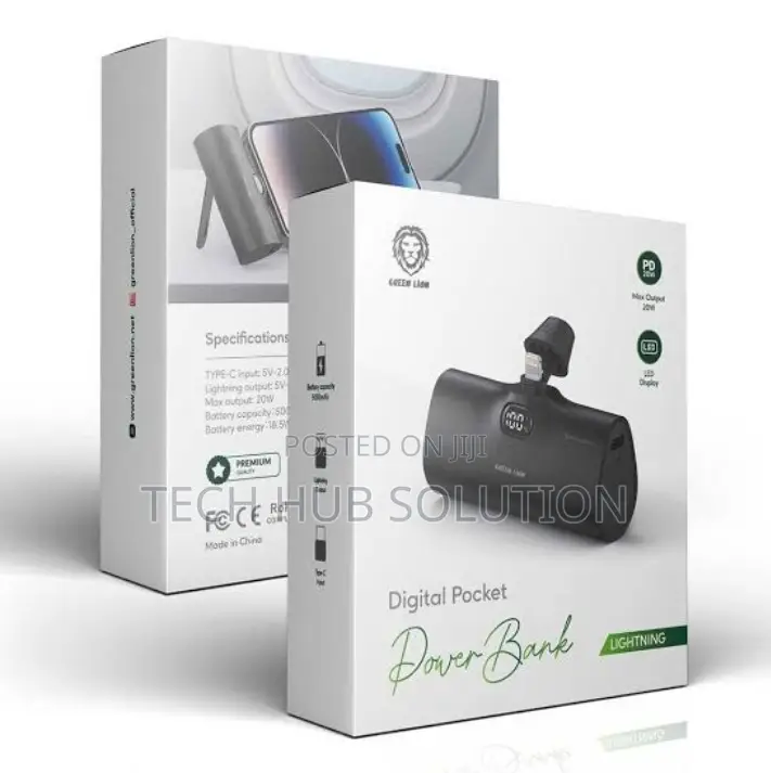 Green Lion Pocket Powerbank 5kmah