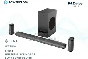 Powerology 5.1CH Soundbar Speaker 735 Watts