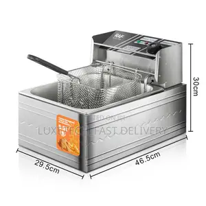 Commercial Raf Deep Fryer 5.5 Litres Stainless Steel