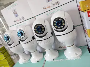 Bulb Camera Wifi 360° — Remote View Icsee App | Warranty 1yr Tz