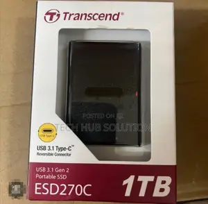 Transcend Portable External SSD Esd270c