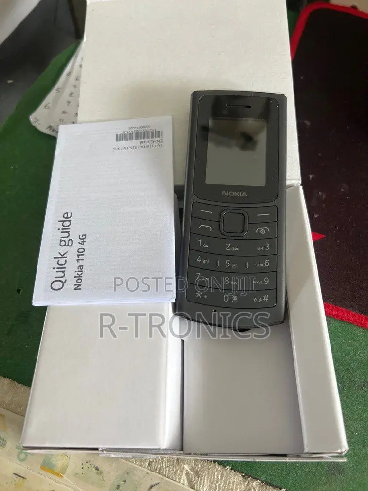 New Nokia 110 4G Black