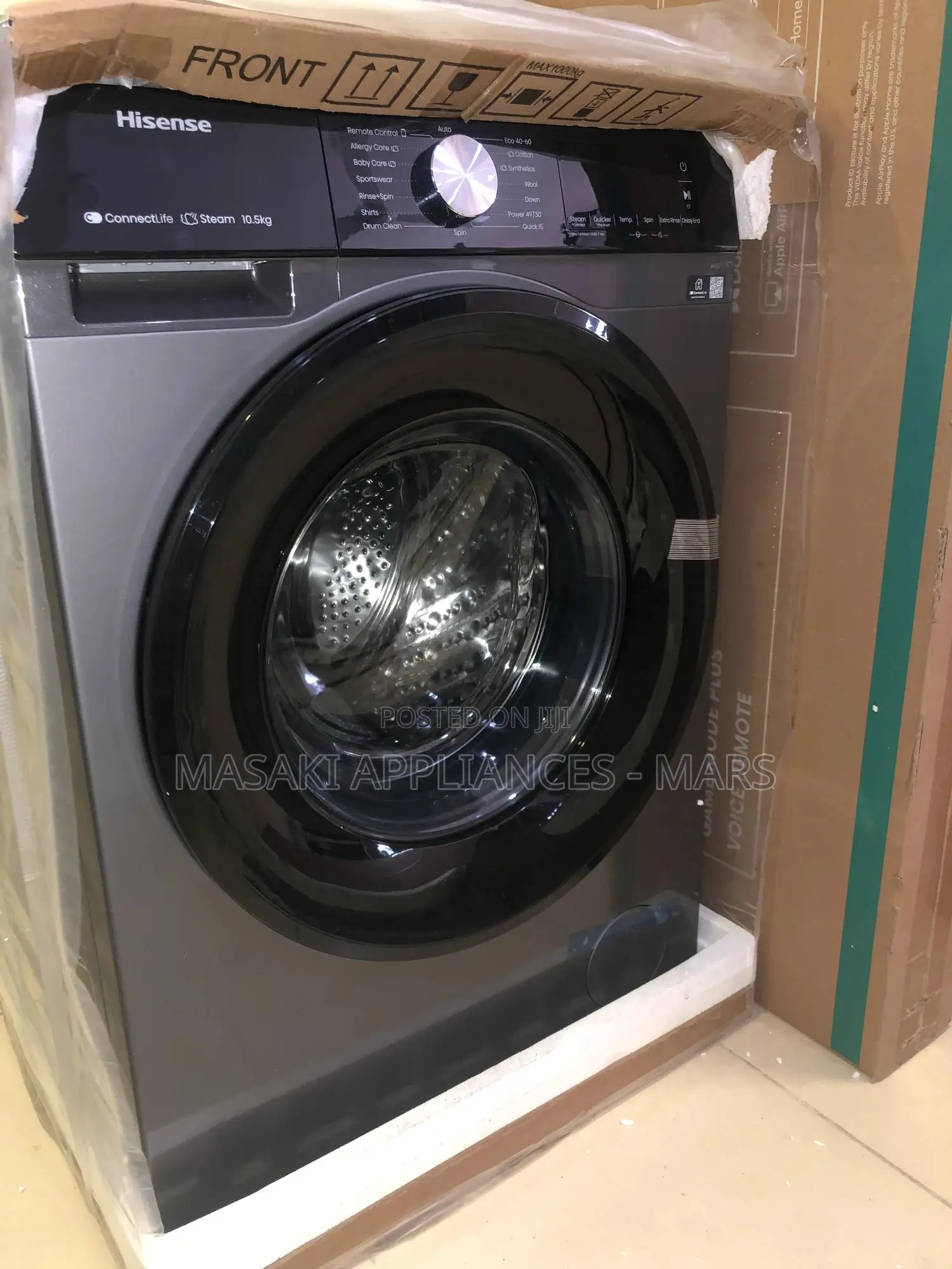 Hisense 10.5kg Wash,Rinse Spin Front Load Auto Wf3s1043bt