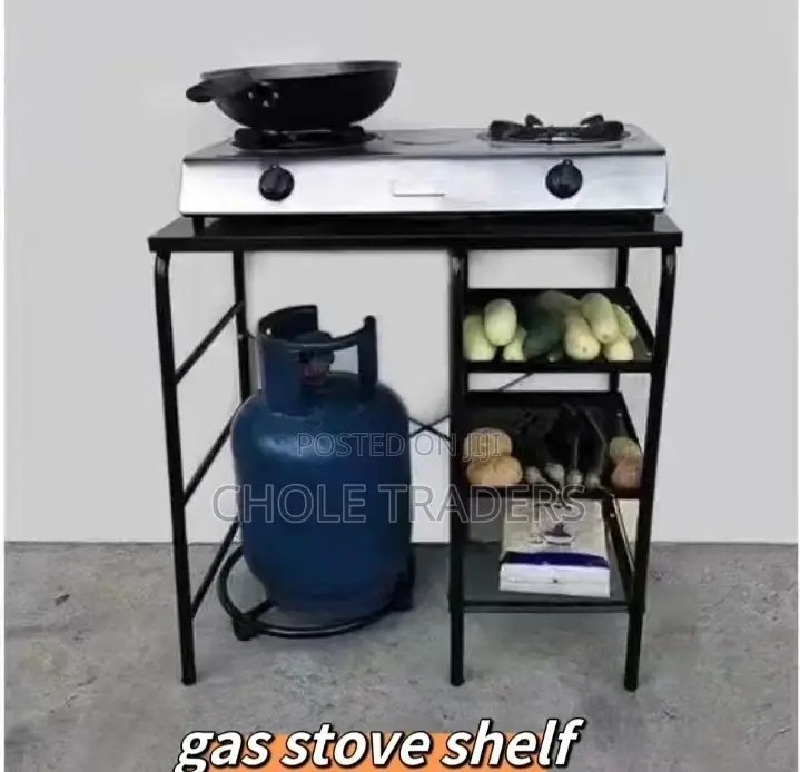 Gas Stove Cabinet Rack Shelf Stand
