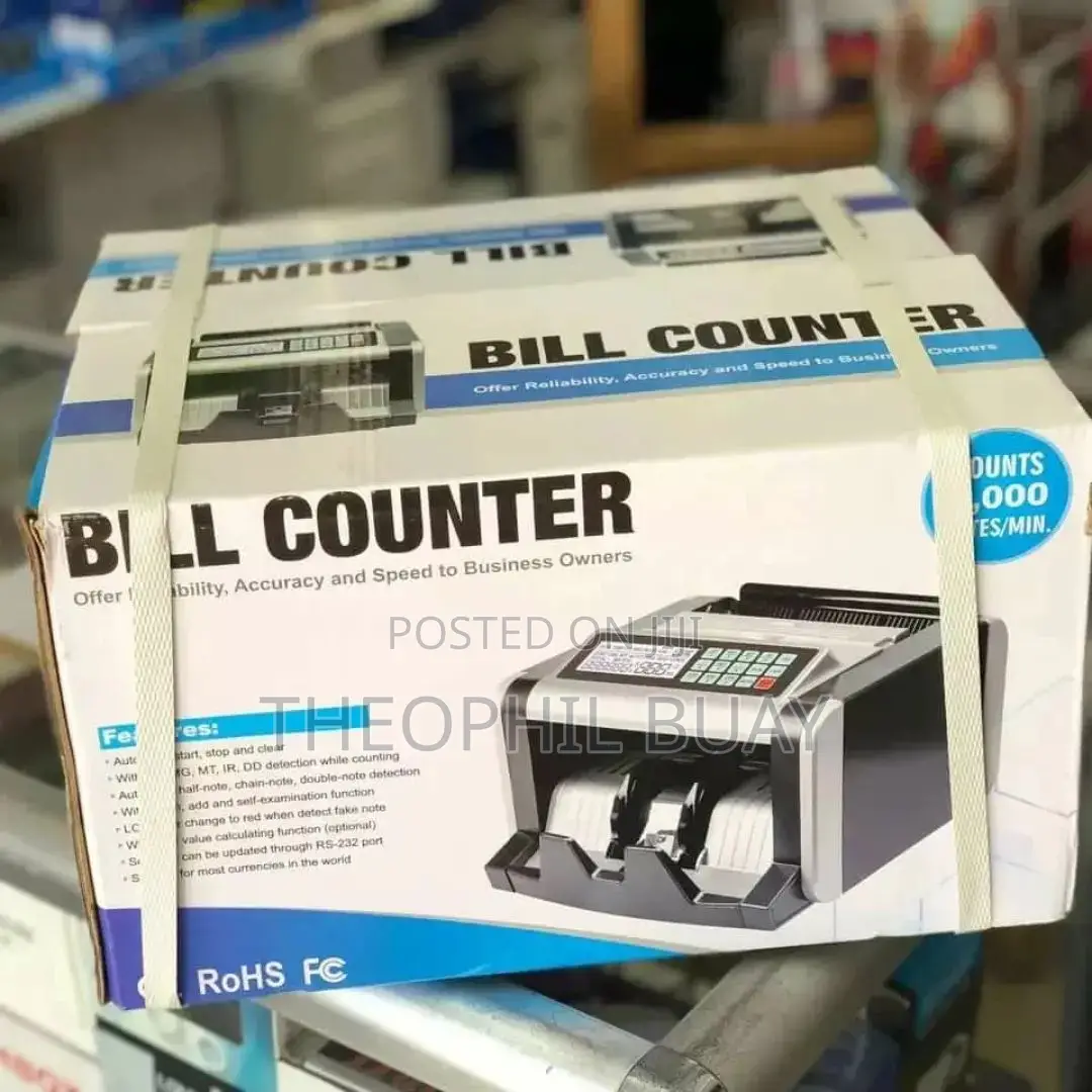 Bill Counter With Counting Display, Note, Amount