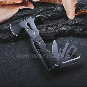 Multi Function Purpose Axe Hatchet Hammer Knife Tool Camping