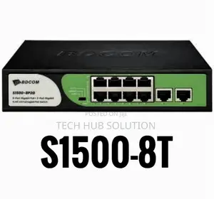 Bdcom Poe Unmanaged Gigabit Switch S1500-8t
