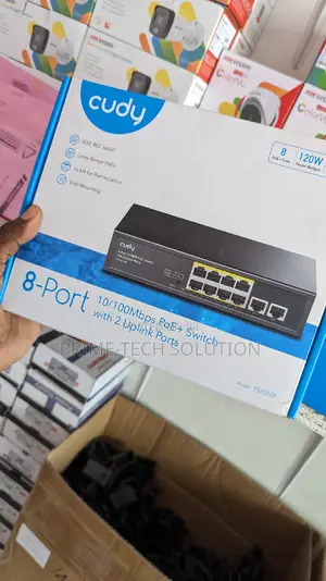 Cudy Fs1010p Poe Switch 8 Port 120w — Kwa Ip Cameras | Tanzania