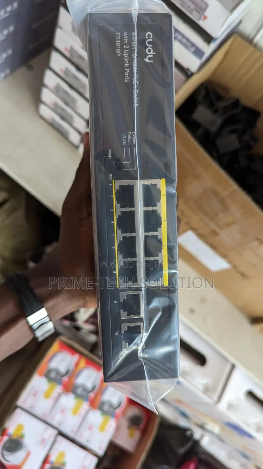 Cudy Fs1010p Poe Switch 8 Port 120w — Kwa Ip Cameras | Tanzania