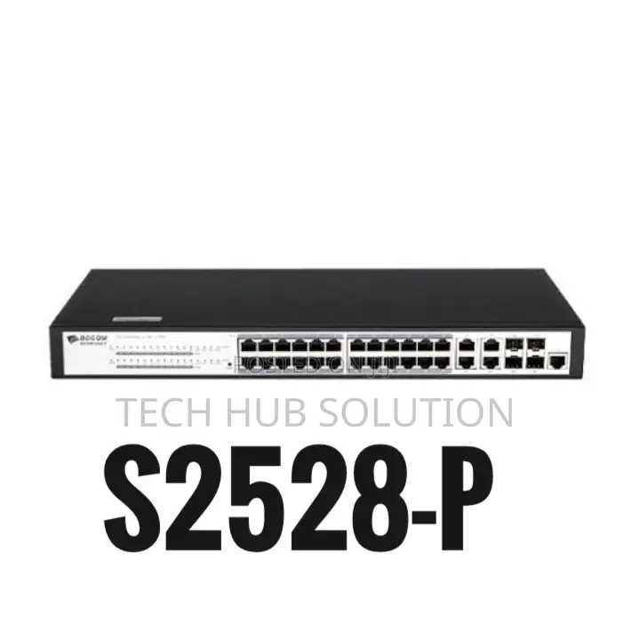BDCOM Layer 2 Managed POE Gigabit Switch S2528-P