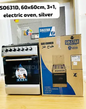 Solstar Gas and Electric Cooker 60×60cm