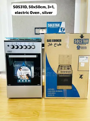 Solstar Gas and Electric Cooker 50×50cm With Electric Oven