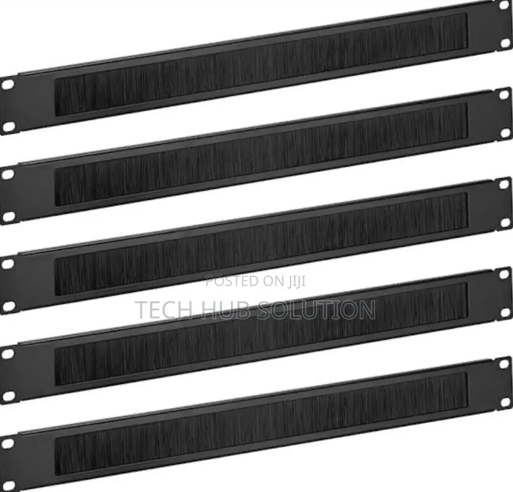 1U Brush Panel, 19 Standard