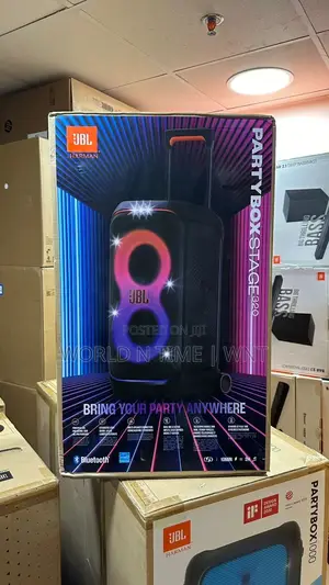JBL Partybox Stage 320 Black Portable Party Speaker