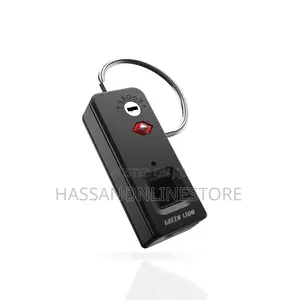 Green Lion Fingerprint Padlock - Black