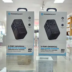 Powerology 4-Port Universal Gan Super Charger 100W