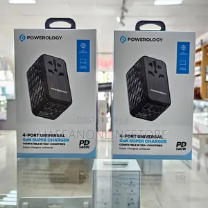 Powerology 4-Port Universal Gan Super Charger 140W