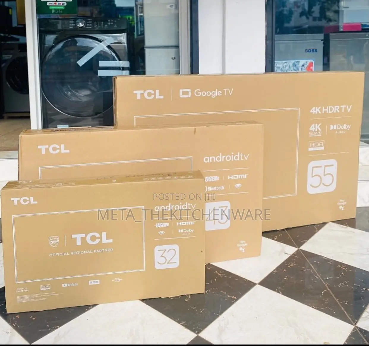 TCL Smart Android Tv 43inch