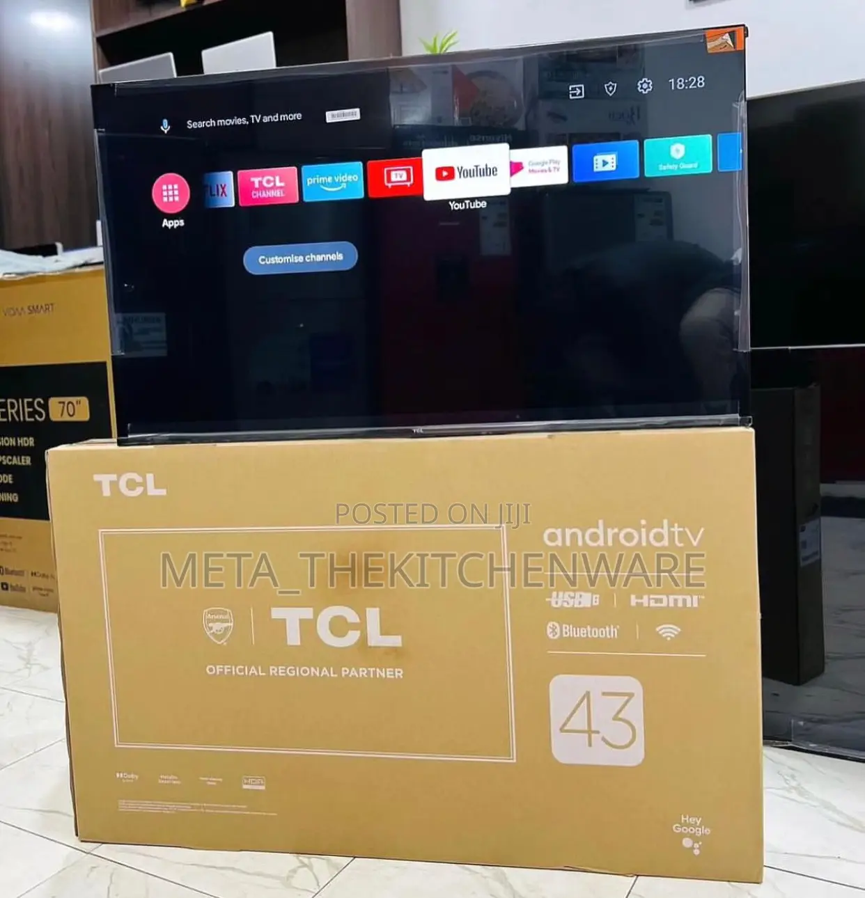 TCL Smart Android Tv 43inch