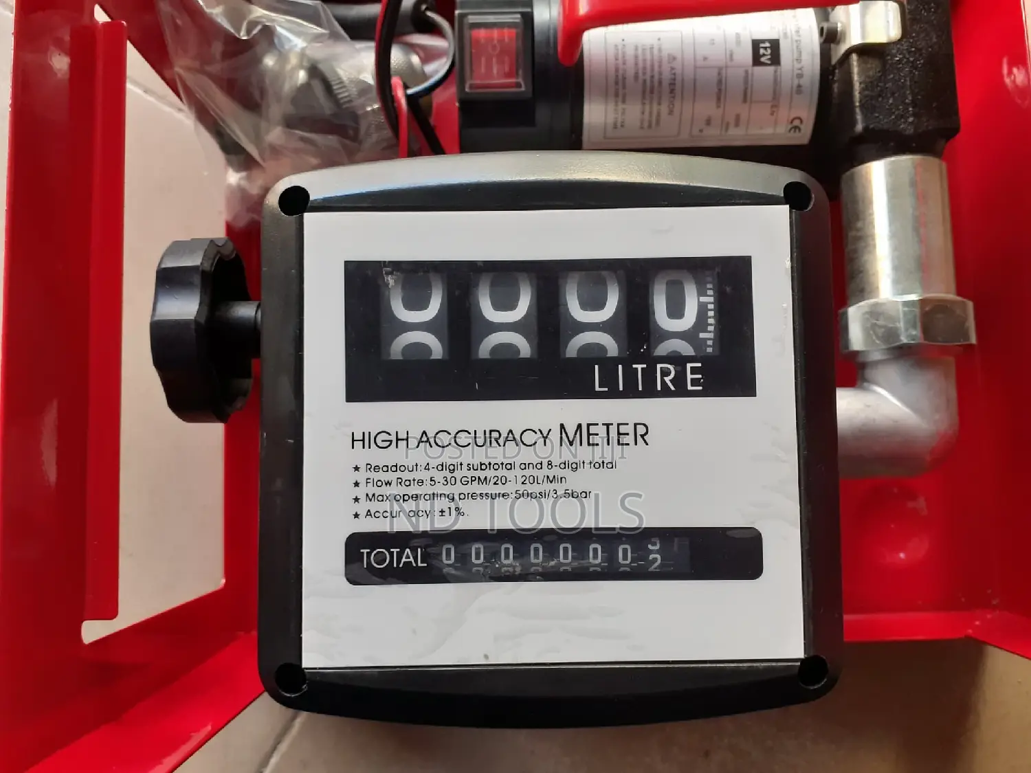 Fuel Pump With Flow Meter 12v Yb-40