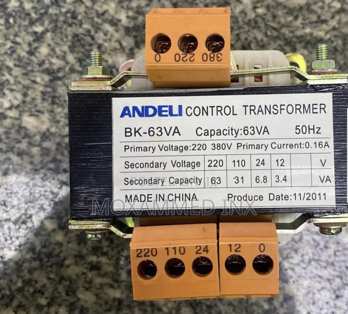 Control Transformer Bk-63va Input; 220V 380V Output;