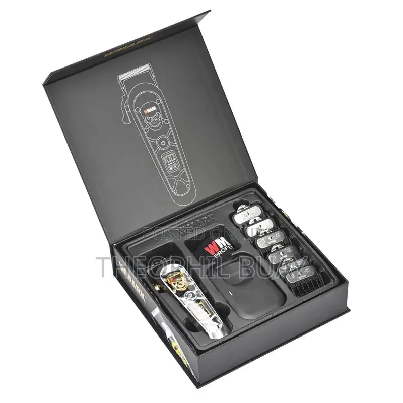 Wmark's First Wireless Charging Hair Clipper 440C Stainless