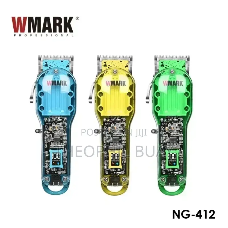 Electric Hair Trimmer WMARK NG-412 Transparent High Torque