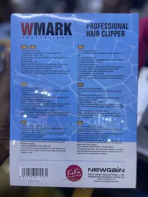 Electric Hair Trimmer WMARK NG-412 Transparent High Torque