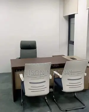 Executive Table and Office Chairs Full Set