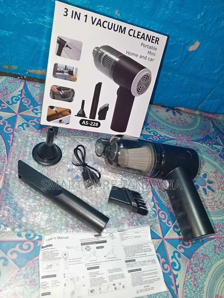 3 In 1 Car Vacuum Cleaner 120W High-power Handheld Wireless