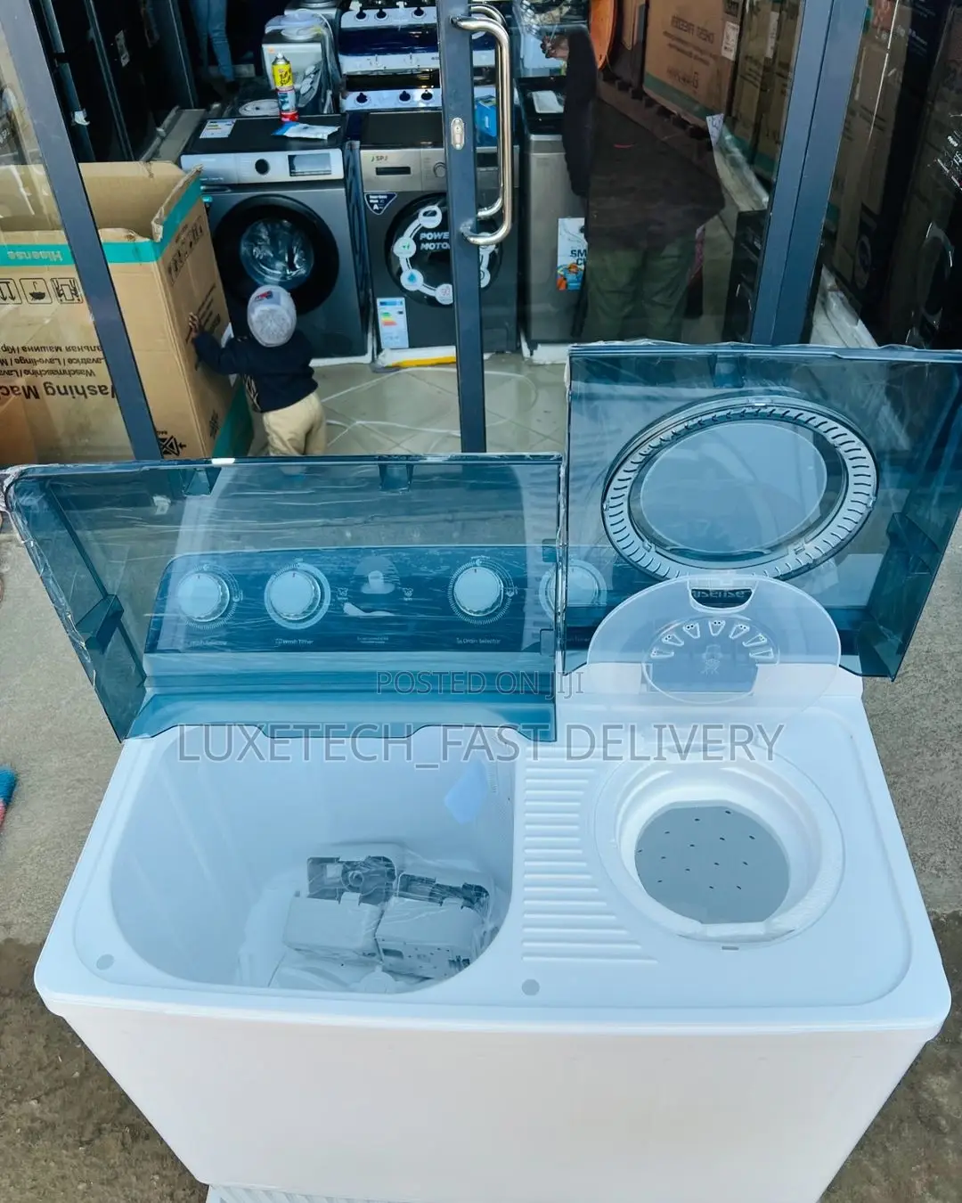 Hisense Washing Machine Twin Tub 14kg |Kufua Kusuuza Kukamua