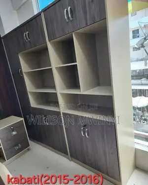 Office Cabinet Wood (Kabati Ya Ofisini Ya Mbao)