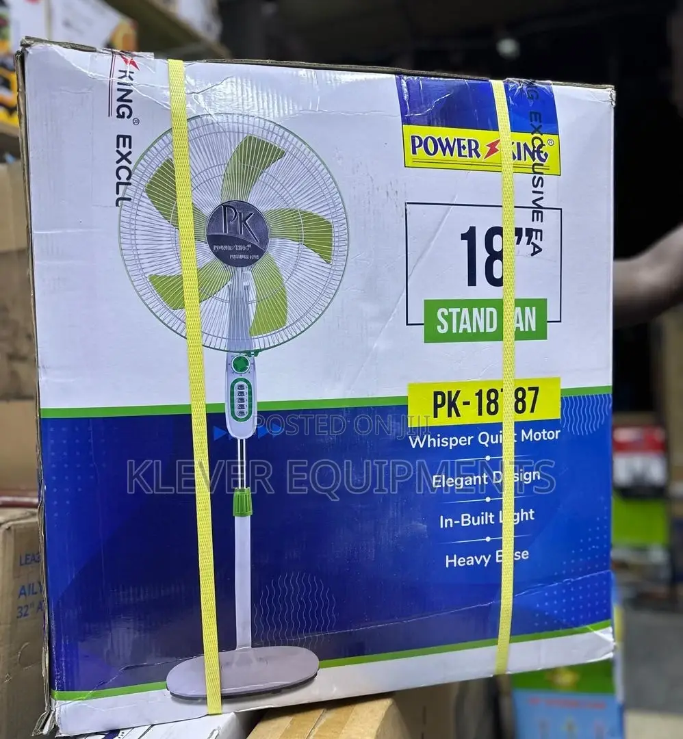 Power King 18” Heavy Base Standing Fan