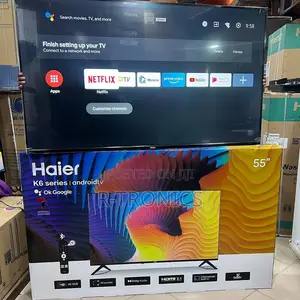 55 Inch Smart Android Black Frameless