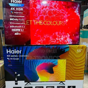 55 Inch Smart Android Black Frameless