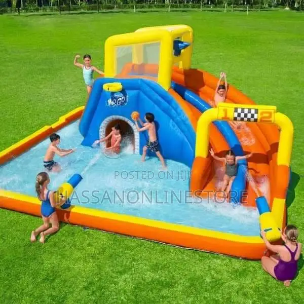 Water Slide Kids Play Park Inflatable Swimming Pool