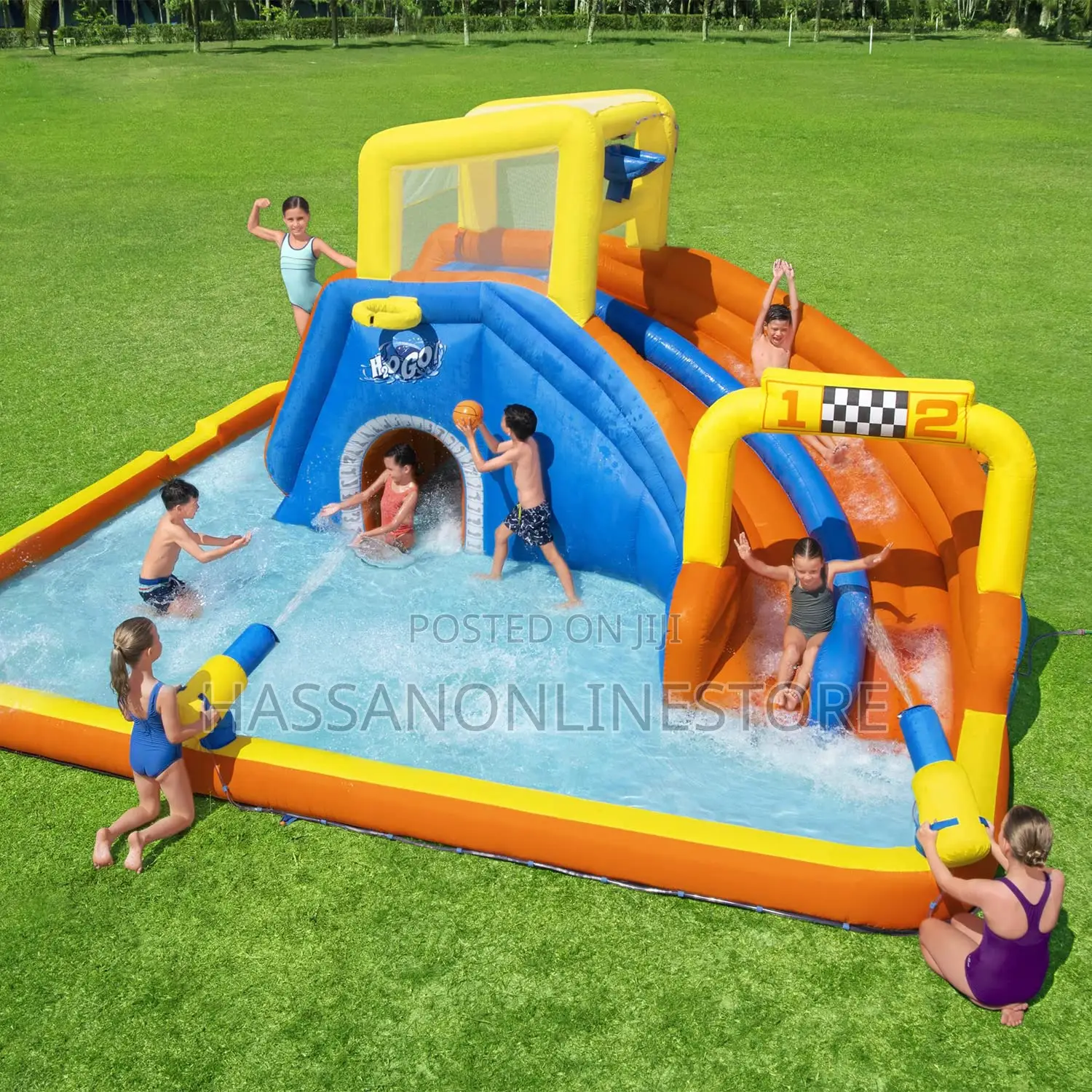 Water Slide Kids Play Park Inflatable Swimming Pool