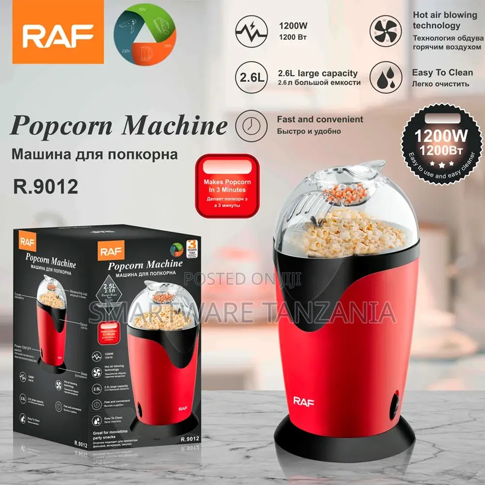 RAF R.9012 Electric Popcorn Maker Portable Popcorn Maker