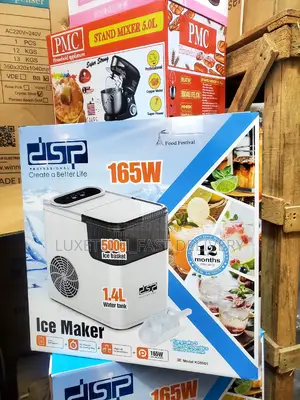 Ice Maker 12kg| 165W|500G of Ice Basket |1.4L of Water Tank
