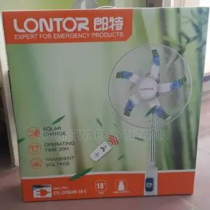 Lontor 18-inch Premium Rechargeable Standing Fan