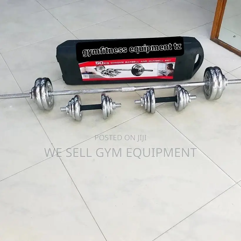 50kg Dumbbell and Barbell Set